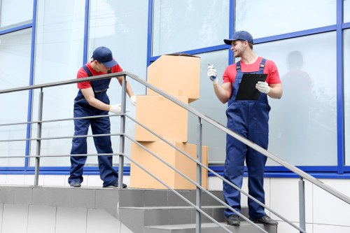House moving service setup for a Docklands relocation and nearby suburbs