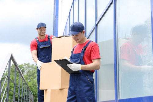 Commercial movers planning a Docklands office relocation