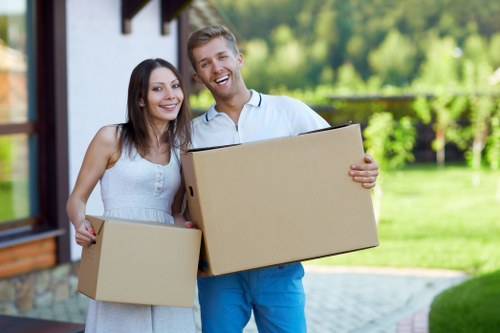 Professional Docklands movers planning a city move
