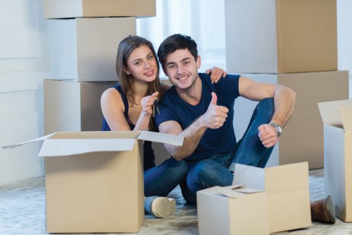 Local removals vehicle serving Docklands and nearby East London areas