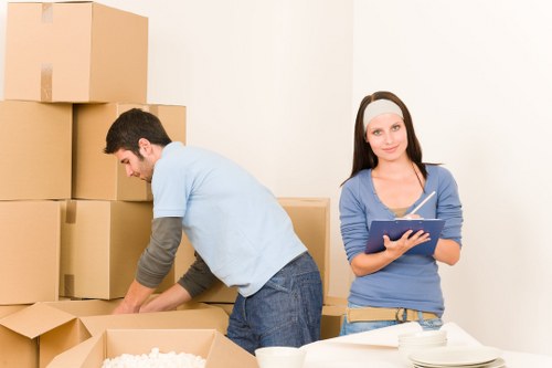 Local Docklands removals service handling a family home relocation