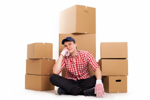 Residential furniture removal service for a Docklands apartment relocation